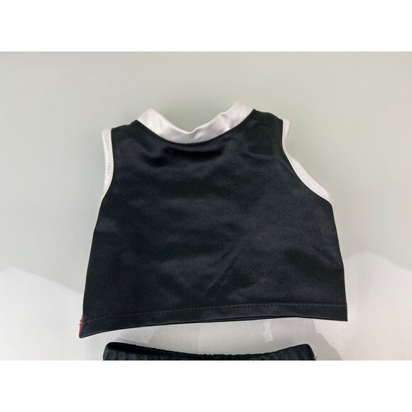 Build-a-Bear Basketball Uniform Outfit Black Red 2022 Sporty 2 piece Set - Picture 12 of 13